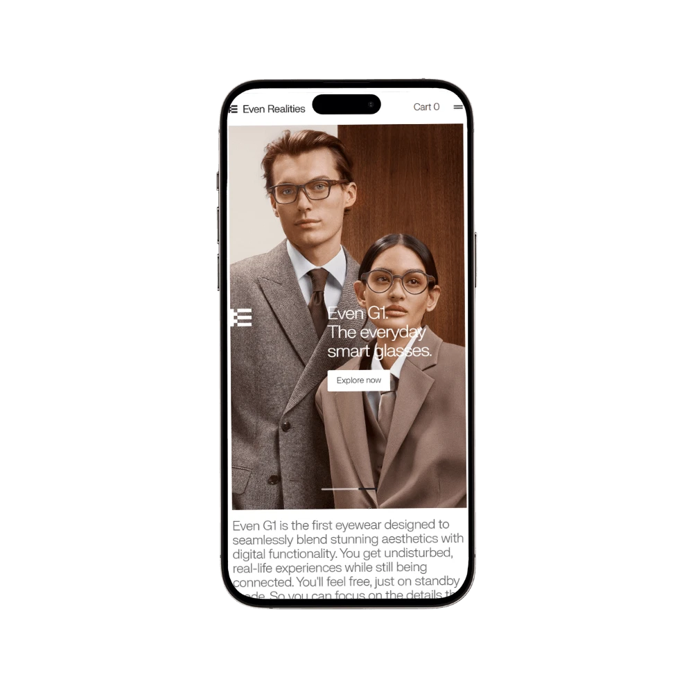 Even Realities Mobile showcase