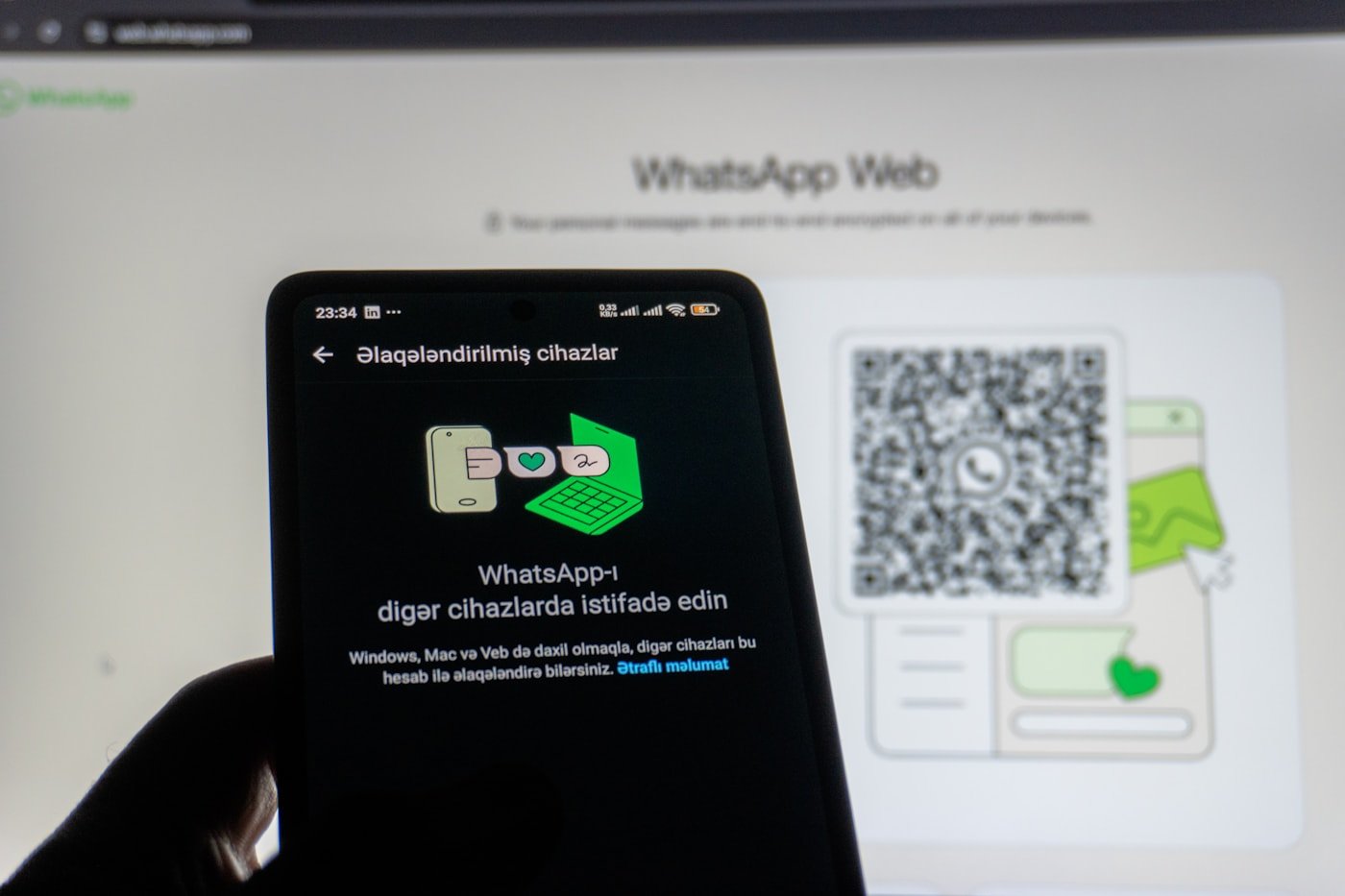 The WhatsApp Web and phone hand-off needs its own test.
