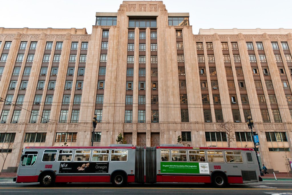 The former Twitter headquarters building in San Francisco